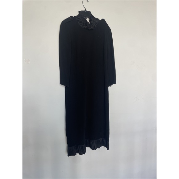 Burberry Dresses & Skirts - burberry black evening dress Size 8 With Ruched Neck Details